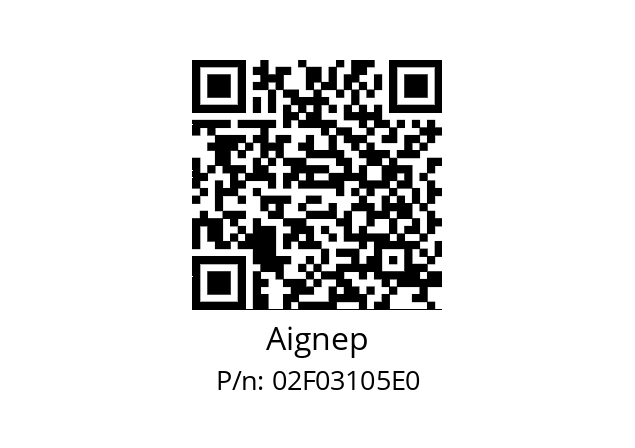   Aignep 02F03105E0