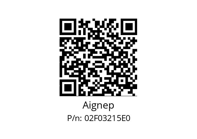   Aignep 02F03215E0