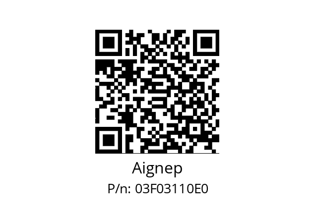   Aignep 03F03110E0