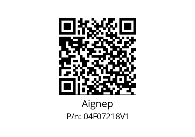   Aignep 04F07218V1