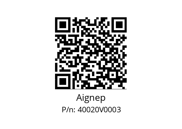   Aignep 40020V0003