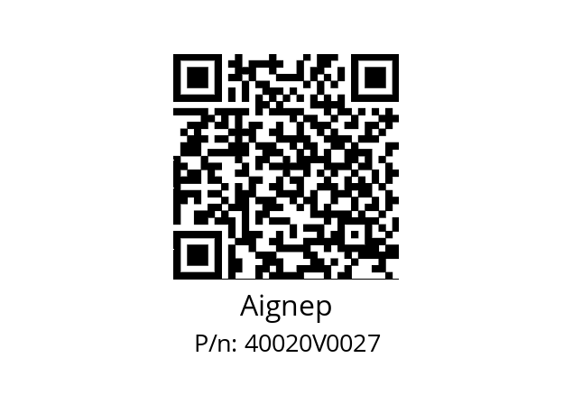   Aignep 40020V0027