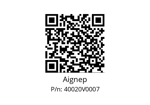   Aignep 40020V0007