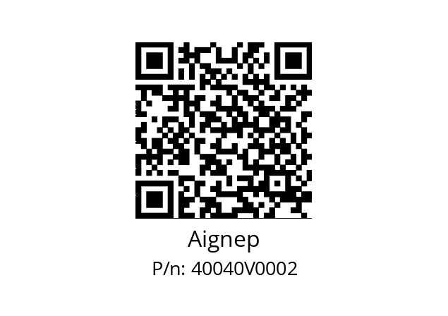   Aignep 40040V0002