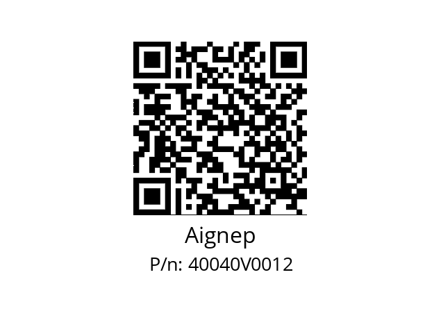   Aignep 40040V0012