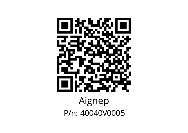   Aignep 40040V0005