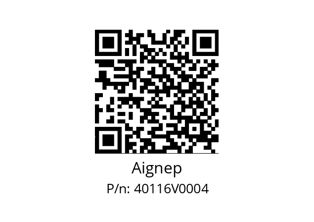   Aignep 40116V0004