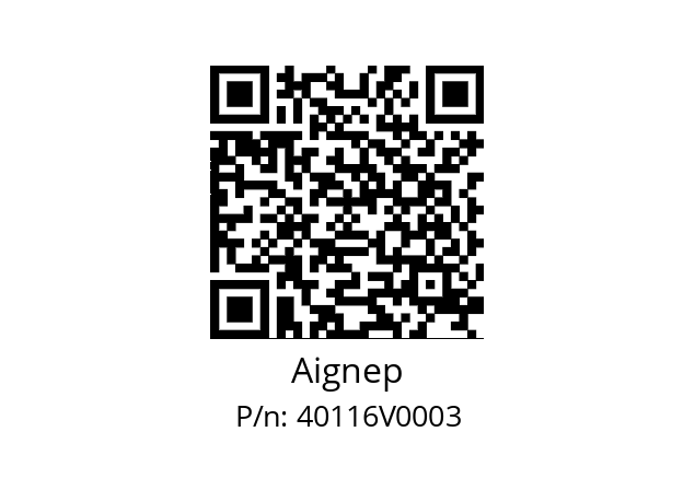   Aignep 40116V0003