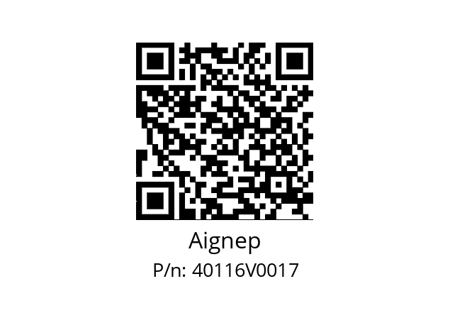   Aignep 40116V0017