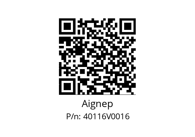   Aignep 40116V0016