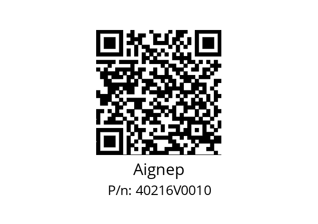   Aignep 40216V0010