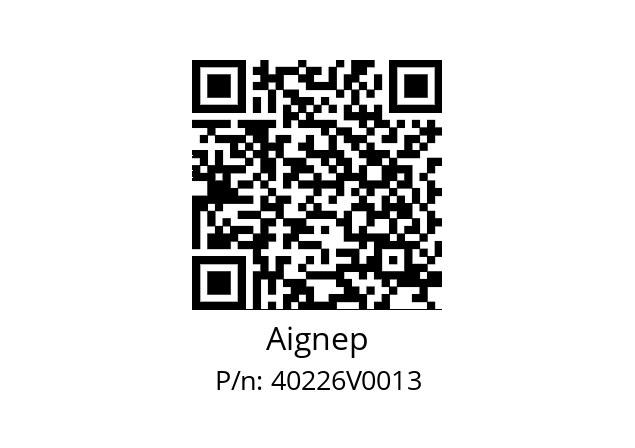   Aignep 40226V0013