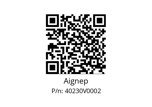   Aignep 40230V0002