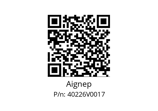   Aignep 40226V0017