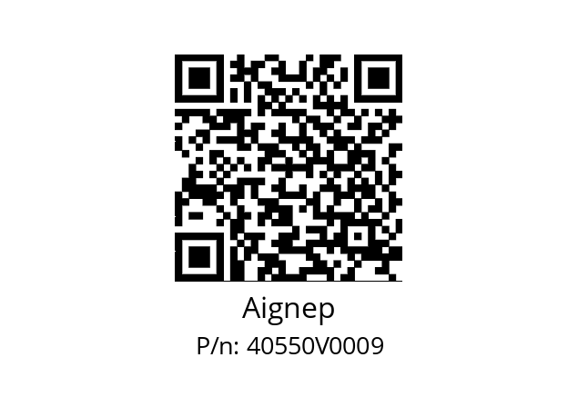   Aignep 40550V0009