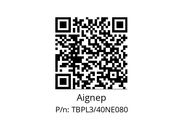   Aignep TBPL3/40NE080