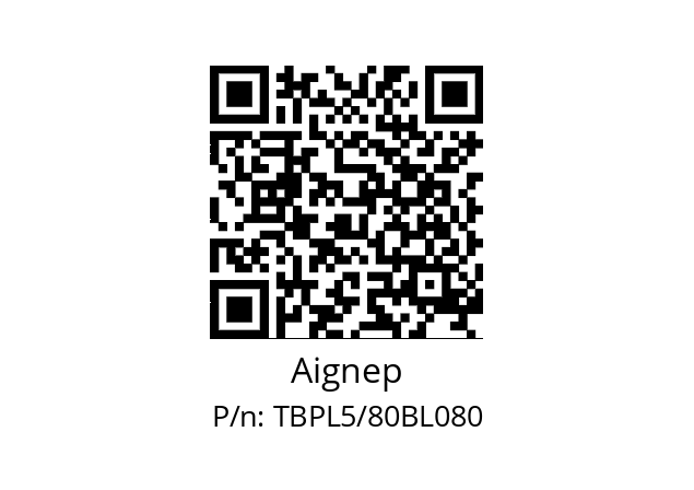   Aignep TBPL5/80BL080