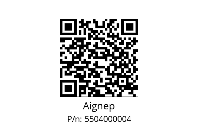   Aignep 5504000004