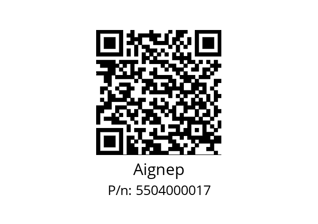   Aignep 5504000017