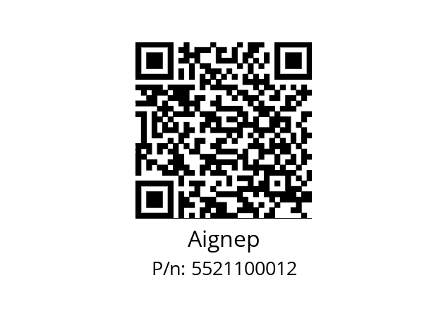   Aignep 5521100012