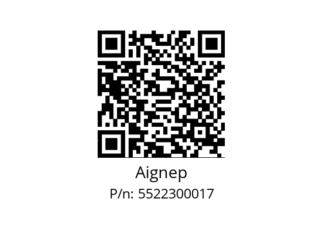   Aignep 5522300017