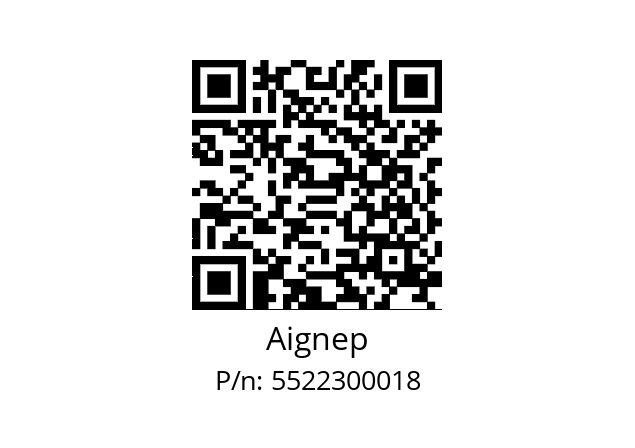   Aignep 5522300018