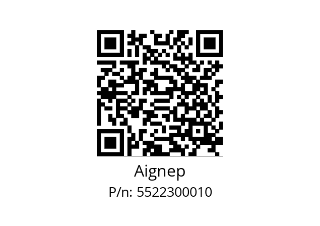   Aignep 5522300010