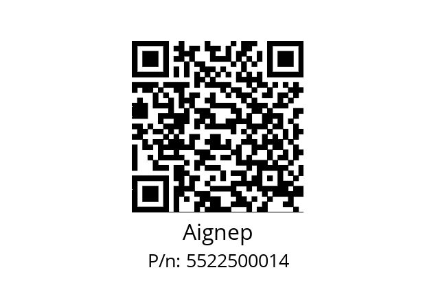   Aignep 5522500014