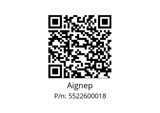   Aignep 5522600018