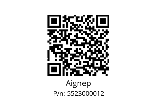   Aignep 5523000012