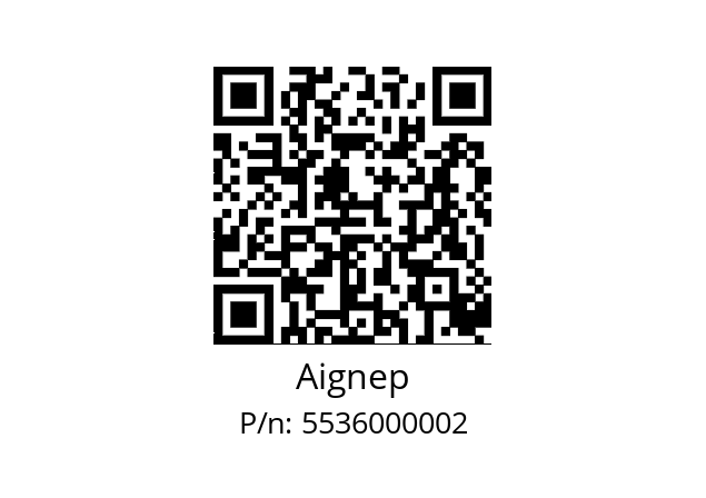   Aignep 5536000002