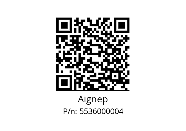   Aignep 5536000004