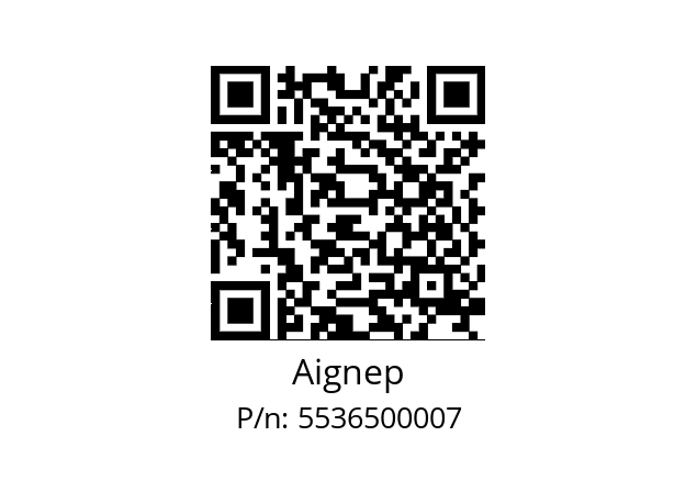   Aignep 5536500007