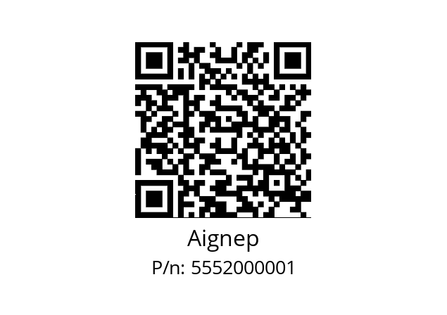   Aignep 5552000001