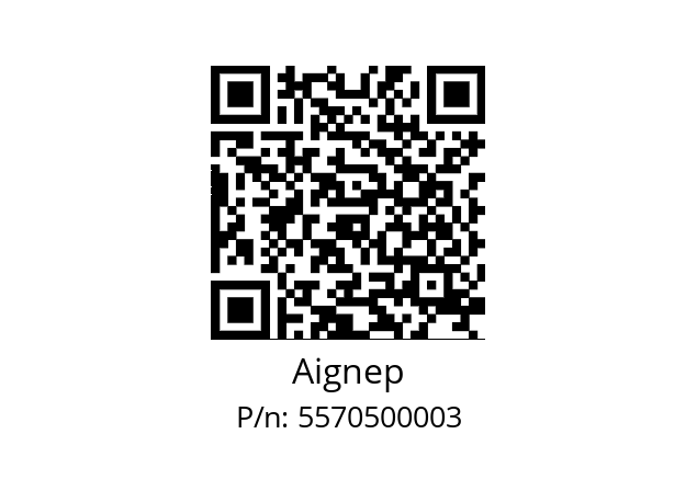   Aignep 5570500003