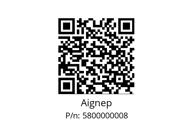   Aignep 5800000008