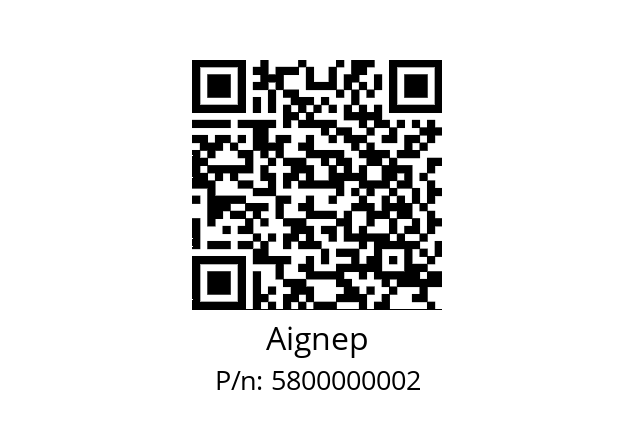   Aignep 5800000002