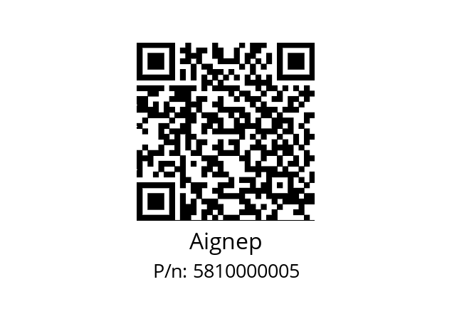   Aignep 5810000005