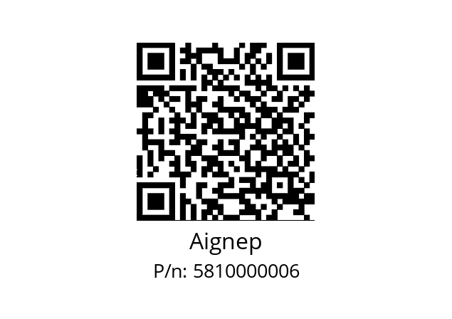   Aignep 5810000006