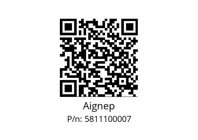   Aignep 5811100007