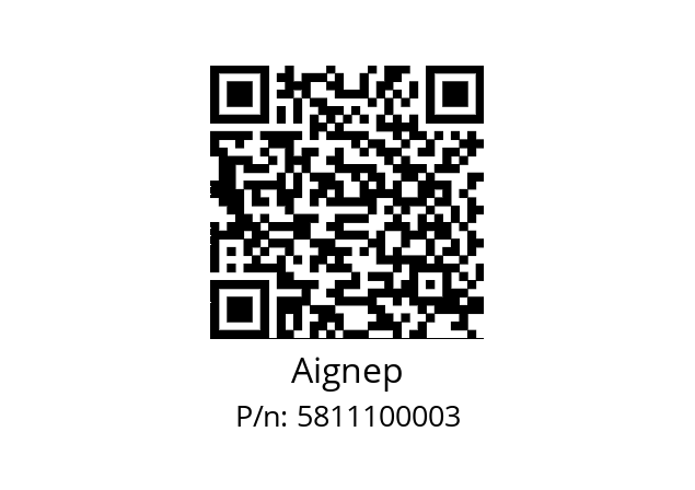   Aignep 5811100003