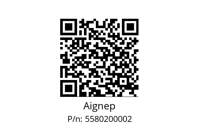   Aignep 5580200002