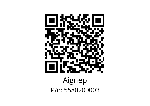   Aignep 5580200003