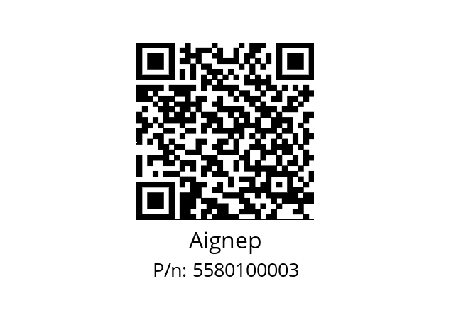   Aignep 5580100003