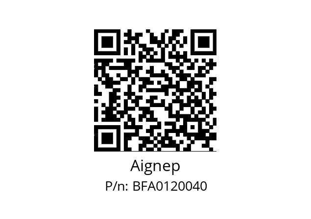   Aignep BFA0120040