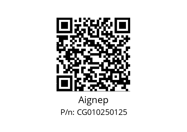   Aignep CG010250125