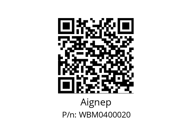   Aignep WBM0400020