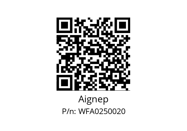   Aignep WFA0250020