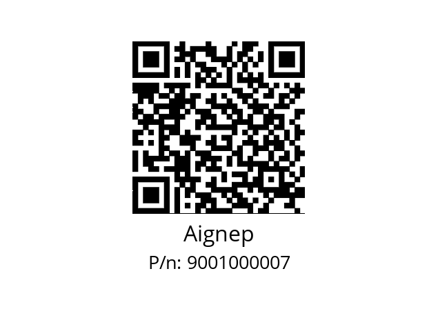   Aignep 9001000007