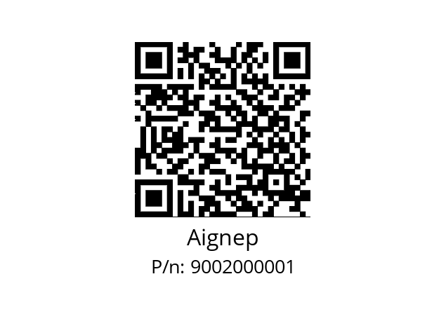   Aignep 9002000001